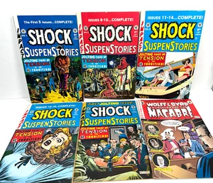 Lot (6) Shock Suspense Stories Sammlung #1-18 Counselor Macabre Comics - Bild 1 von 9