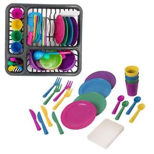 28Pcs/set Play Pretend Role Game Simulation Kitchen Tableware Learning Toys