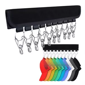 Hat Rack Organizer Baseball Holder Storage Door Cap Hanger for Closet Rod 1 PCS - Picture 1 of 16