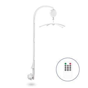 88CM Baby Crib Bed Bell Toys Holder Arm Bracket W/ Remote Digital Music Box - Picture 1 of 12