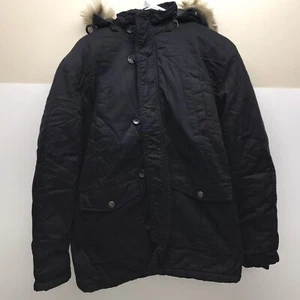 Wantdo Women's Thicken Parka Coat Warm Puffer Jacket Removable Hood - Medium BLK - Picture 1 of 6