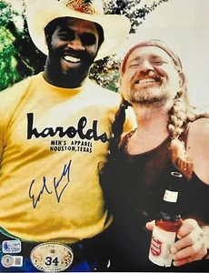 Earl Campbell Signed Autographed 11x14 Photo Beckett Authenticated Willie - Picture 1 of 1