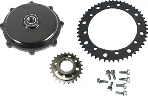 Black Conversion Sprocket Kit Harley-Davidson Street Glide EFI FLHX 2017-2023 - Picture 1 of 1
