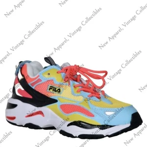 New FILA Women's Size 7 Retro Style Leather/Mesh Sneakers, Athletic Casual Shoes - Picture 1 of 6