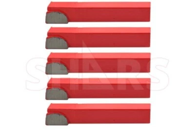 Shars 5 Pcs 1/2" AR Style C2 Grade Carbide Tipped Tool Bits New P{ - Image 1 of 2