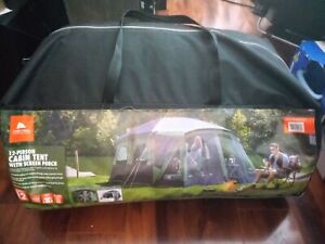 OZARK TRAIL 12 PERSON CABIN TENT WITH SCREEN PORCH (PSL021320) MAKE AN OFFER! 