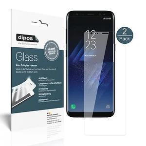 2x Protection pour Samsung Galaxy S8 Plus ecrán Verre souple Film Protecteur 9H - Photo 1 sur 9