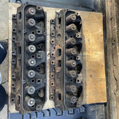 1967 OEM Original 906 Mopar Cylinder Heads Chrysler Dodge Plymouth 383-440 Foto 1 de 4
