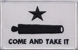 Parche bordado de hierro Come and Take It Gonzales militar para motociclista BSPM0899 - Imagen 1 de 1