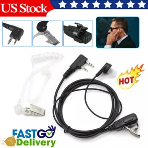 2 Pin Walkie Talkie Earpiece Headset Earphone For BAOFENG/BAOJIE/WEIERWEI Radio - Picture 1 of 11