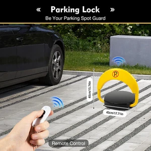 Elektrisch Parkplatzsperre mit 30M Fernbedienung Automatik Klappbar Parksperre - Bild 1 von 12