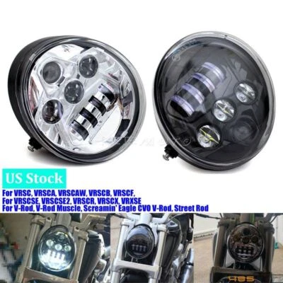 Faro proyector LED para Harley V Rod VROD VRSCA VRSC V-Rod Muscle Street Rod Foto 1 de 4
