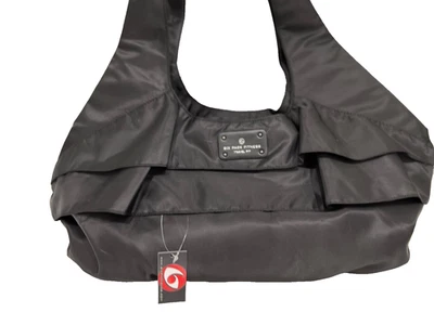 全新 六包 健身 黑色 Asana 膳食 瑜伽托特包 旅行包 拉链 健身房 全新无标签 — 第 1/4 张图片