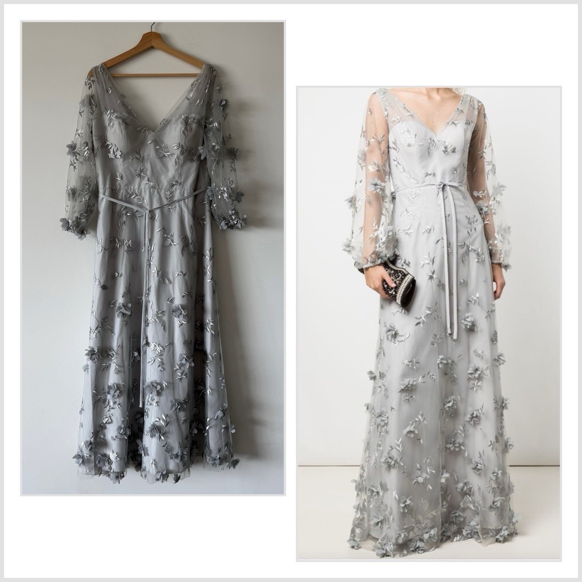 mame ♡Marchesa Notte♡花柄刺繍ドレス　ワンピース mame ♡Marchesa Notte♡花柄刺繍ドレス ワンピース Marchesa