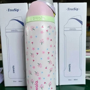 Owala Urban Outfitter Exclusive Tied And True Bows Bottle Cup 32oz New In Box UK - Picture 1 of 7