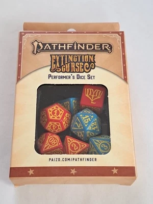 Pathfinder Performers Dadi Extinction Curse - Set Poli Intrattenitore (7) Nuovo - Immagine 1 di 4