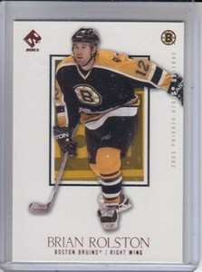  2002-03 Private Stock Reserve Red #7 Brian Rolston RED PARALLEL /50