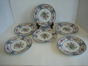 6er Set Frankreich Depose Lycett Schreibwaren Balto 6 Zoll Dessertteller - Bild 1 von 7