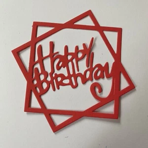 Happy Birthday Scrapbooking Stanzverzierung - Bild 1 von 1