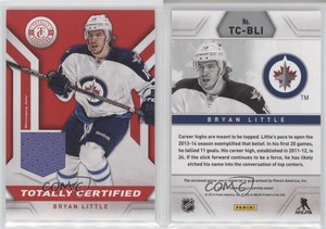 2013-14 Totally Certified Totally Certified Materials Red Bryan Little #TC-BLI
