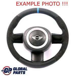 Mini Cooper R50 R52 NEW Black Leather / Alcantara Sport Steering Wheel 6762457 - Picture 1 of 12