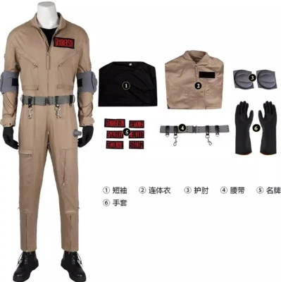 Ghostbusters: Frozen Empire Paul Rudd Cosplay Costume Outfit Man Jumpsuit Suit - Image 1 of 4