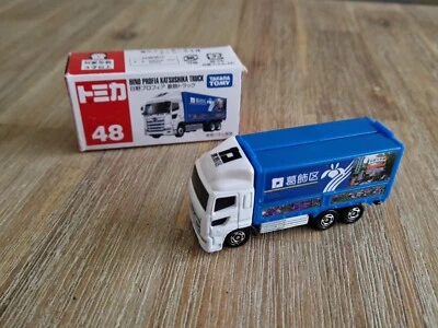 Camión Takara Tomy Tomica #48 Hino Profia Katsushika camión fundido a presión en caja  Foto 1 de 4