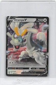 Drampa V 128/172 Brilliant Stars Ultra Rare Holo - POKEMON CARD - NM - Picture 1 of 2