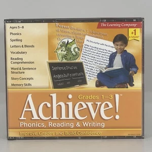 Achieve Grades 1-3 Phonics, Reading, Writing, Learning Company Software 1998 - Picture 1 of 4