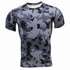 Running Shirt Camouflage T-Shirt Fitness Leggings Quick-Drying Camouflage
