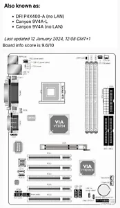 DFI P4X400-AL PT2001-0 SOCKET 478 ATX scheda madre - Foto 1 di 2