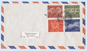 Germany 1960 First Day Cover Olympic Games Rome 813-16 Sports Wrestling FDC - Picture 1 of 2