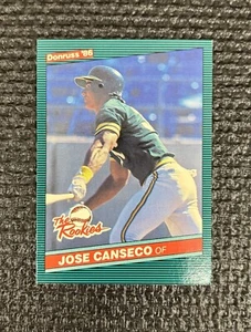 1986 Donruss The Rookies #22 Jose Canseco Rookie Oakland Athletics NM - Picture 1 of 2