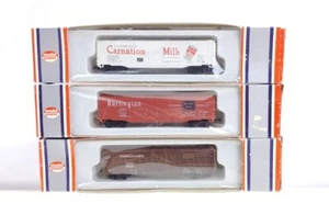 3 Model Power N Scale Freight Cars Stock & Boxcar Italy C-9 NIB - Picture 1 of 3