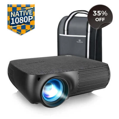 VANKYO Performance V610 Native 1080P LED Projector HD Home Theater 200" Display - Image 1 of 4