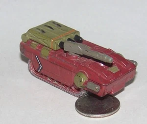 Small Micro Machine Plastic Military Ramshead A-5 Tank in Red - Picture 1 of 3