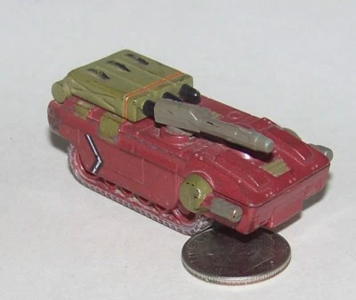 Small  Micro Machine Plastic Military Ramshead A-5 Tank in Red - Image 1 of 3