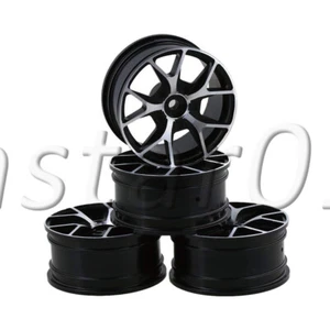 4 x RC Felgen Aluminiumlegierung für jede Marke von RC1:10 On-Road Car - Bild 1 von 6