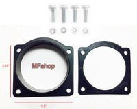 Mass Air Flow Sensor Intake Adapter RED Filter For 99-04 F250 Super Duty 5.4L