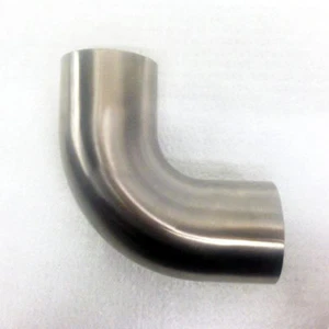 76MM 90 DEGREE STAINLESS STEEL BEND 3" INCH 1D TIGHT RADIUS SMOOTH FLOW T304 - Picture 1 of 1