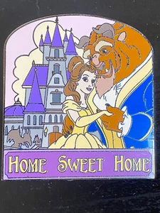 Disney Auctions Beauty & Beast Belle Home Sweet Home LE 500 Pin - Picture 1 of 2