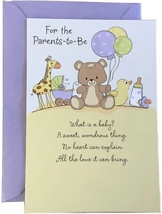 For The Parents To Be Card Hallmark Greeting Card New Baby - Picture 1 of 5