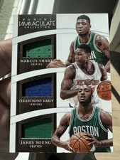 2014-15 Immaculate Trios Marcus Smart RC  James Young Triple Jersey Patch #91/99