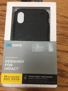 Speck - ToughSkin Case für Apple iPhone X und XS - Schwarz - Bild 1 von 4