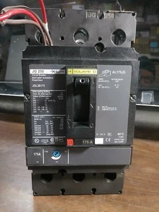 INTERRUPTOR CIRCUITO SQUARE D JGL36175 175 AMP 600 VAC 3 POLOS HACR NUEVO PARA LLEVAR - Imagen 1 de 10