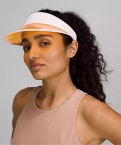 Lululemon WOMEN'S Translucent Visor Strawberry Milkshake/Orange + Black Tote Bag - Picture 1 of 10