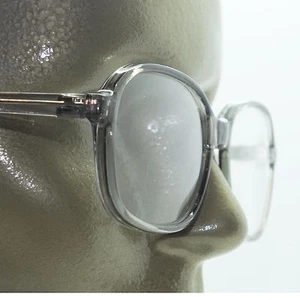 Simple Office Reading Glasses No Fuss Acrylic Smoke Gray Frame +3.00 Lens Power - Picture 1 of 4