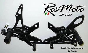 PEDANE ARRETRATE REARSETS KAWASAKI Z1000 2007-2009 ALL BLACK - Bild 1 von 1