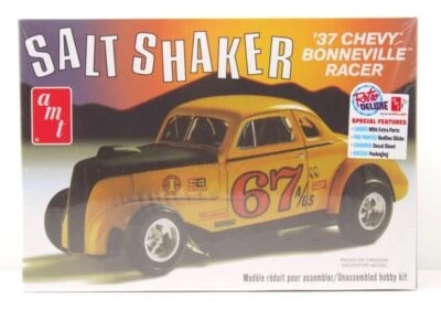 Chevrolet Bonneville Racer Salt Shaker 1937 Kit Modellismo Plastica 1:25 AMT - Immagine 1 di 4