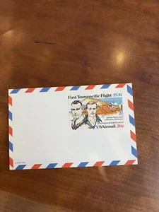 1980 USPS Postcard, First Transpacific Flight 1931, Scott UXC19, 28 Cent Airmail - Picture 1 of 1